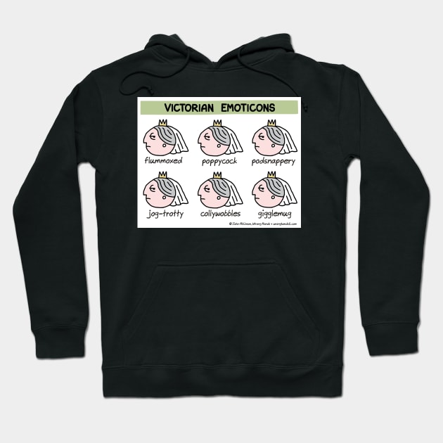 Victorian emoticons Hoodie by WrongHands